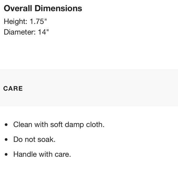 CRATE&BARREL NWT wood and marble lazy Susan - Picture 6 of 7